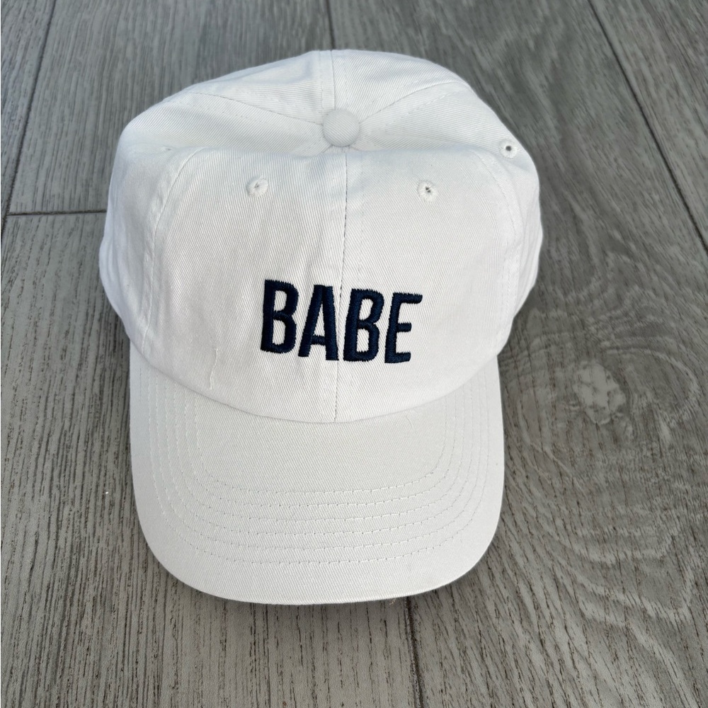 Babe ball cap in white. Brand new.